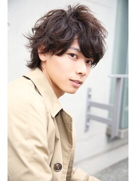 エル(LE) クラウドマッシュワイルドツーブロックセミウェットパーマ