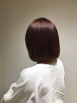 エイト 溝の口店(EIGHT)&nbsp;【EIGHT溝の口】お客様スタイル_デザインカラー切りっぱなしボブ