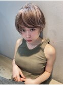 【loty川原一高】抜け感マッシュショート×透明感カラー