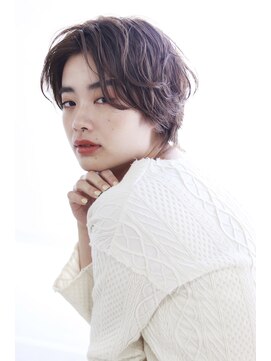 ヘアリゾート ブーケ(hair+resort bouquet) セミウェットウェーブ×ハイライトカラー