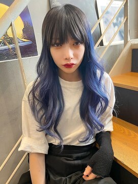 ジーナ オモテサンドウ(XENA) ブルーグラデーション