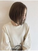 【Lien瀬戸山】モカベージュ×前下がりボブ