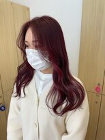 アヴァンス 京橋店(AVANCE)&nbsp;韓国風フェイスレイヤー×赤髪