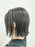 ぱつっとボブ