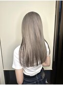 ホワイトベージュ　ローライト/ハイトーンダブルカラーブリーチ