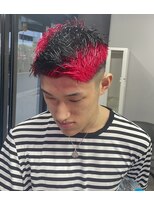 セレーネヘアー(Selene hair) red × black
