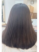 カットハウス はさみの部屋&nbsp;セミロング/ローレイヤー/内巻き/縮毛矯正/流しバング