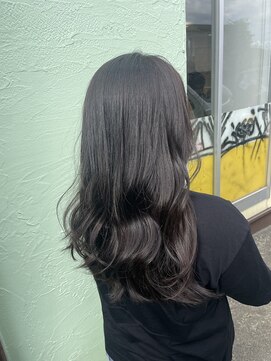 イッセイ(issei) ダークグレー/透け感/抜け感/質感調整カット