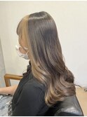 フェイスフレーミング×ゆる巻きロング