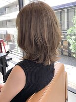 アンドレイ 表参道(andrey)&nbsp;[ANDREY]グレーベージュ/レイヤーロング/前髪パーマ黒髪カタログ