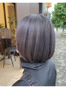 アミックス ヘアワークス 山口店(AMIX hair works) ボブにお似合いのグレージュカラー