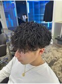 メンズ波巻きパーマ