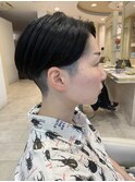 ツーブロックボブ、刈り上げ女子、メンズライクショート