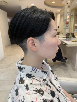 アッシュ 仙川店(Ash) ツーブロックボブ、刈り上げ女子、メンズライクショート