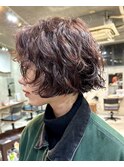 パーマボブパーマミニボブパーマフレンチボブパーマ