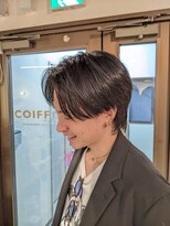 コワファーストナガサキシャンプーボーイ(COIFF1RST NAGASAKI SHAMPOO BOY)&nbsp;センターパート×ニュアンスパーマ