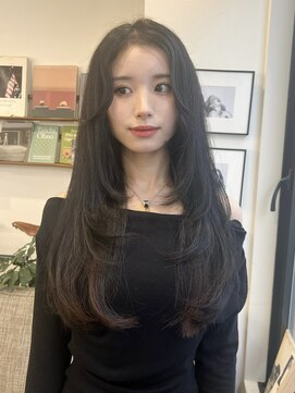 ポール(pole) 札幌ロング　暗髪髪質改善ザクザクレイヤーカット