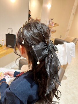 アロー(Arrow) 卒業式♪ハーフアップ♪