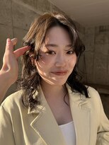 ハル 円山(HARU)&nbsp;柔らかい寒色のベージュとレイヤーたっぷりの愛されヘア