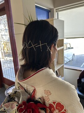 ベナー美容室 城山店 ボブヘアアレンジ
