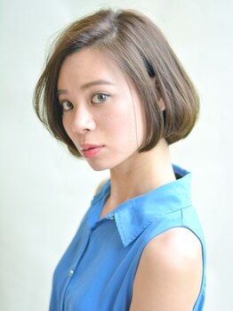ウィーヴィーアイレックス(weebee Ailex)の写真/【湊川駅徒歩3分】雰囲気を変えたい方におすすめ♪白髪をカバーしお洒落も楽しめるグレイカラーをご提案◎