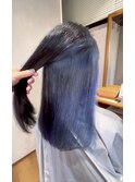フェイスフレーミングボブインナーカラーボブ切りっぱなしボブ
