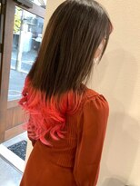 ルーチェココ ブラン(Lu'ce coco blanc)&nbsp;ピンクグラデーション×裾カラー