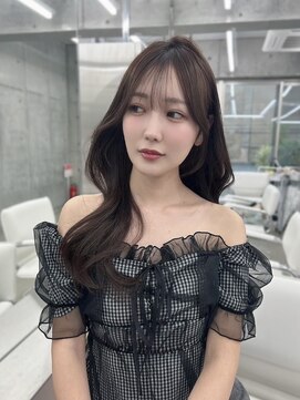 フォンズ(FONS) 透明感ショコラグレージュ/ロングレイヤー/韓国くびれヘア/学割