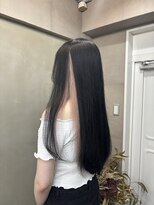 ファビ 渋谷(Fab) くびれヘア/暗めカラー/アプリコットオレンジ/縮毛矯正