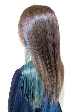 アズール 草加(azule) イヤリングカラー　ブリーチ