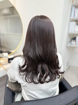 クアン(Cuan) ダークブラウンロング