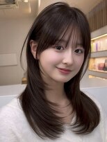 アビー(ABBEY3)&nbsp;顔まわりカット小顔カット韓国ヘアくびれヘア フェイスレイヤー