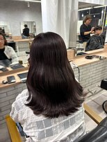 モク 上野(mok)&nbsp;ツヤ感ミディロング