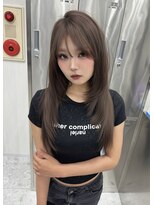 ペヴァ バイ シエンゴールド(PEVA by CIEN gold)&nbsp;ミルクティーカラー/ブリーチ/レイヤーカット#浜松駅#カラー