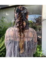 ムクヘア(MUKU hair)&nbsp;ロングさんのふわふわ編みおろし！