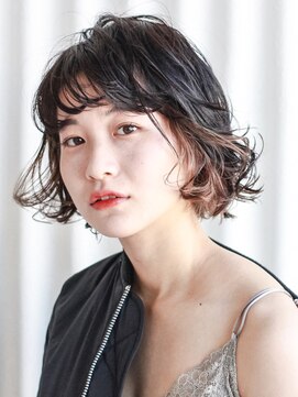 テトヘアー(teto hair) BOB［グレージュ x ブラック・デザインカラー］