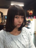 アクシス モア クオリティー フロム ノア(axis More quality from NOAH) 1カール×グレイジュカラーの大人スタイル