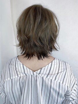 セシルヘアー 博多駅前店(Cecil hair) とろみSカールロブ/ナチュラルベージュカラー☆