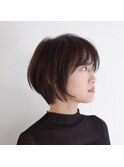ナチュラルボブ　×アッシュブラウン　【ＦＩＲＳＴ】