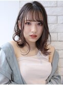 ふんわりウェーブ_クールショートピンクベージュボブルフ_38075