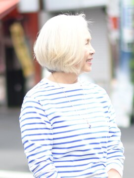 えがお美容室 【えがお美容室】50代60代にオススメ☆柔らか大人ボブ