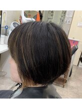 ビーワンシステム トダ美容室(Be One System TODA) インナーブリーチと部分ブリーチでオシャレに