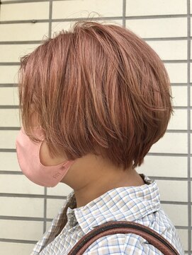 フラット 千葉(Flat.) オレンジベージュ/ショート《JAGARA代見》【千葉】