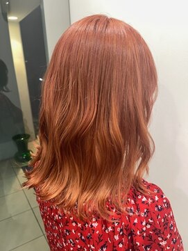 イマジン 川越(IMAGINE) 10代20代大人気！ケアブリーチで可愛いオレンジベージュ