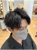センターパート×ツイスパ☆