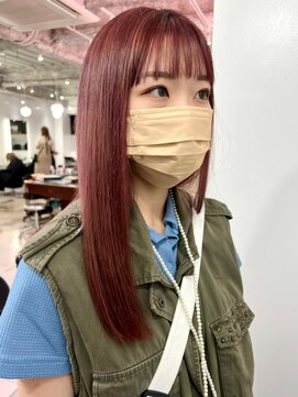 デート 下北沢(DATE) ダブルカラーミルクティーピンクベージュカラーケアブリーチ韓国