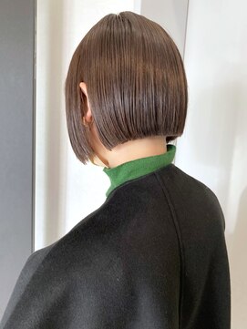 アルバム 渋谷パルコ(ALBUM) オリーブブラウンボブ_グレージュカラーボブウルフ_ba363382