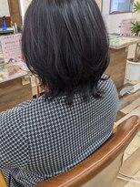 エイムヘアメイク 舟入店 ボブウルフ