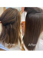 リリィ ヘアデザイン(LiLy hair design)&nbsp;Lilyセミロング/酸性ストレートパーマオイルストレート