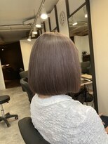 ラフ 難波店(LAFF) #黒髪#ボブルフ#ネビージュ#小顔#ワンレン